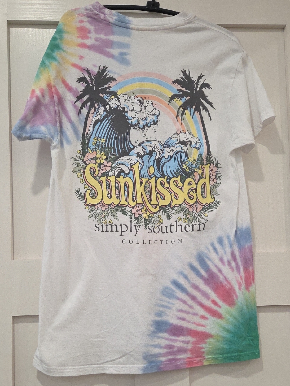 Simply Southern White Tie-Dye 'Sunkissed' Graphic Tee